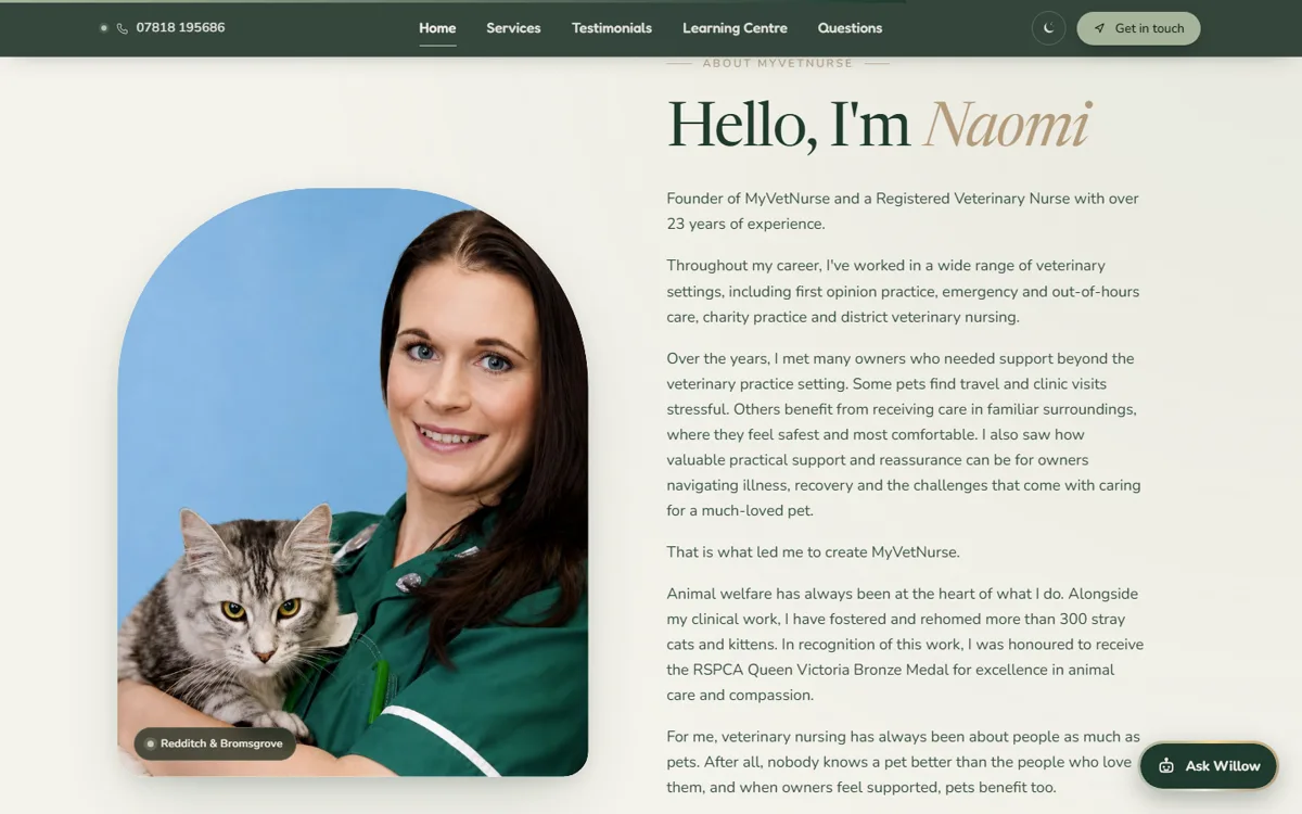 MyVetNurse, screenshot 3 of 4